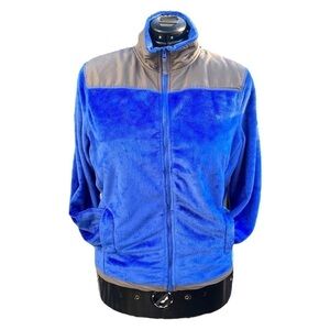 U.S. Life Extra Plush, Soft and Fuzzy Minky Fleece Jacket in Royal Blue